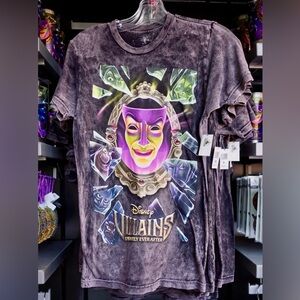 Disney Villains 'Uneasily Ever After' Graphic Tee - Purple - Size L - NWT